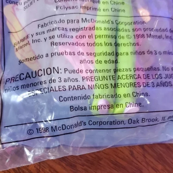 Barbie McDonalds Happy Meal Toy 1999 Malibu#9 & 1998 Teen Skipper#1 - Picture 7 of 10